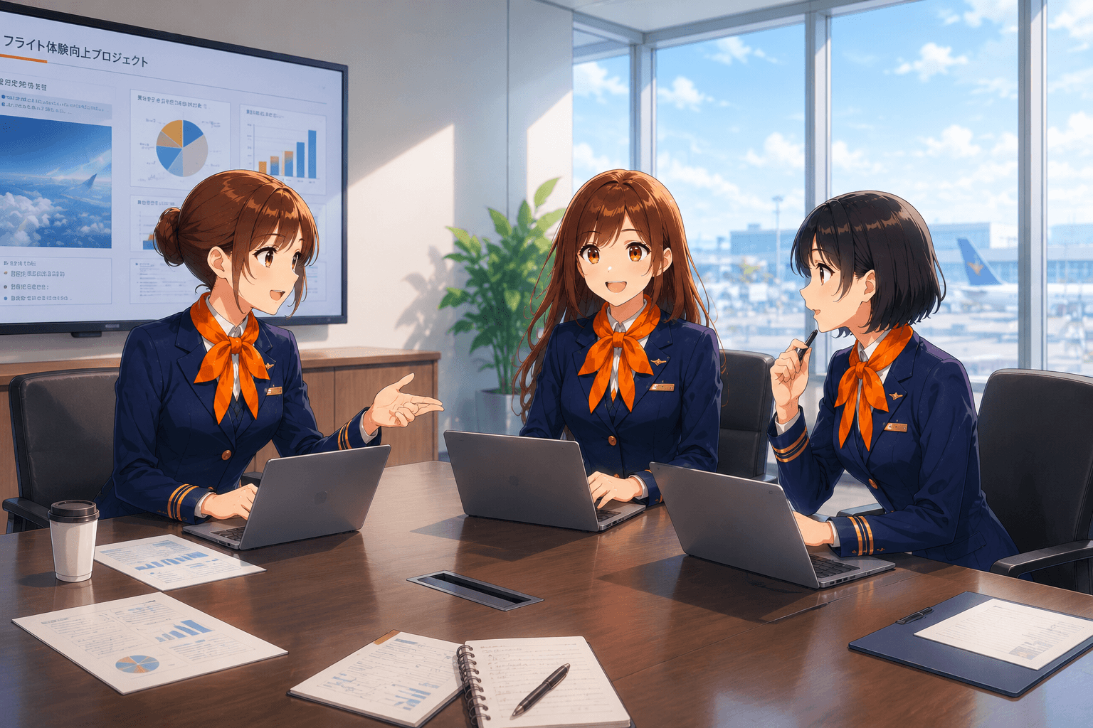 事業アイデアを企画する打ち合わせ
